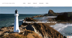 Desktop Screenshot of lighthousecanecorso.com